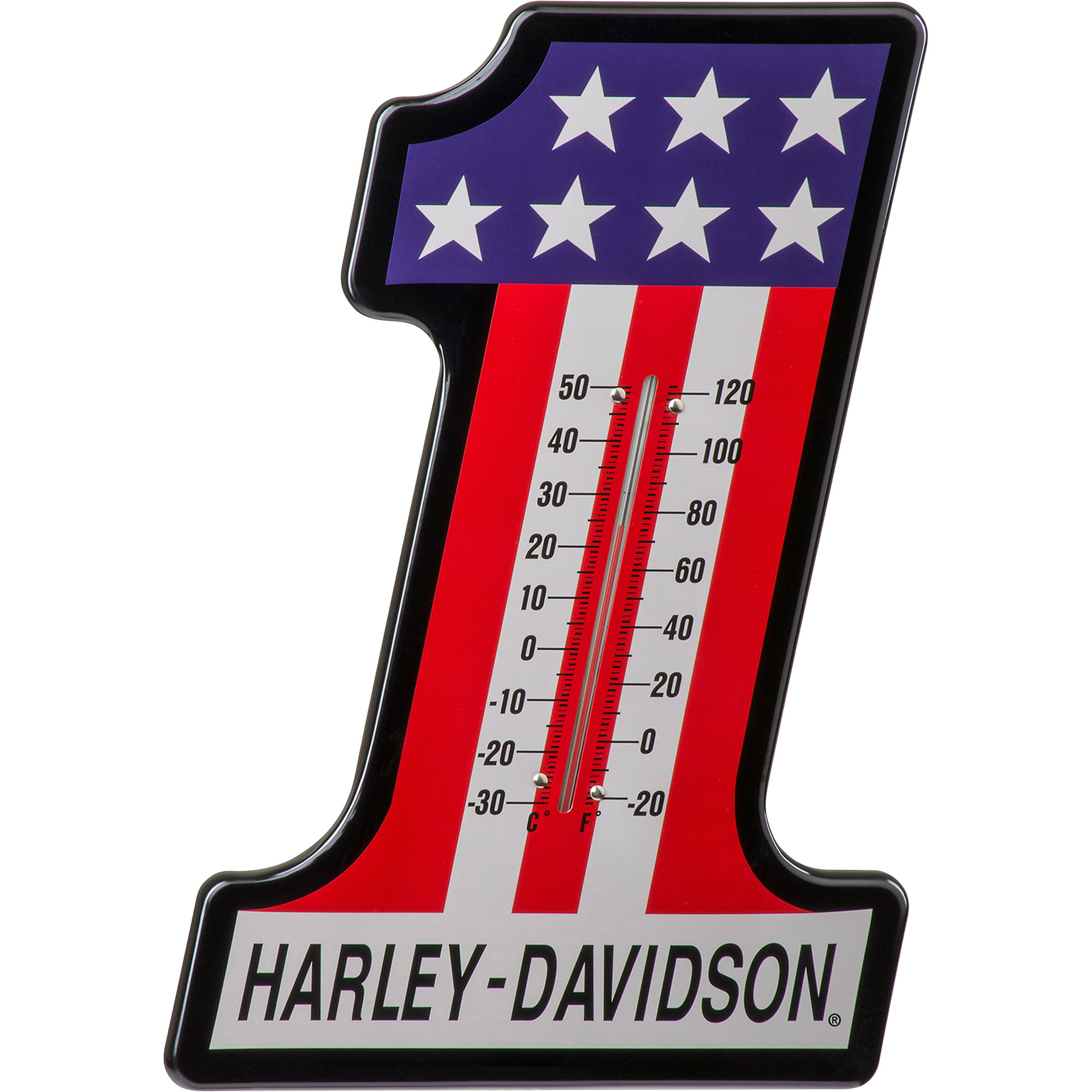 Harley-Davidson #1 Racing Thermometer, Model# HDL-10024